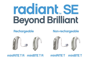 Hörsystem Sonic Radiant SE in den Bauformen miniRITE und miniBTE