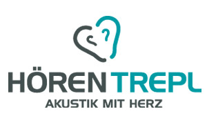 Logo Hören Trepl Akustik mit Herz